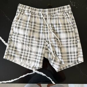 ASOS Plaid Men Shorts - Black and White